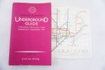 June 1965 London Transport Underground Guide Timetable with Tube Map 