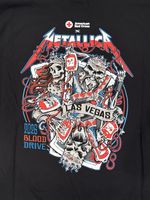 NEW POPUP Metallica 2026 Las Vegas Blood Drive American Red Cross T-Shirt Size L