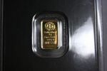 Argor-Heraeus 1 gram 999.9 fine gold bar in certified assay - Kinebar