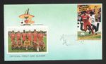 1986 Tuvalu Football Canada FDC World Cup Mexico 86 First Day Cover Nanumaga