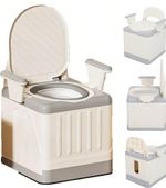 Adjustable Commode Chair Seat Portable Bedside Toilet Mobility Aid