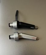2x Ortofon Concorde Pro S DJ Cartridges Faulty Channel Silver Black
