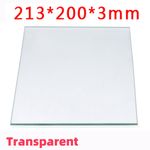 Printer 3D Glass Plate Heated Bed Borosilicate Thermistor Tempered 213x200x3mm