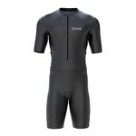 Mens Triathlon Suit Cycling Running Swimming Compression Tri Skinsuit Padded 