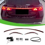 For Benz E300L 2024 2025 RED LED Tailgate Light Brake Turn trunk Signal Light