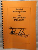 DIY Motorcycle Lift Work Bench - Table Build it yourself plans & Instructions