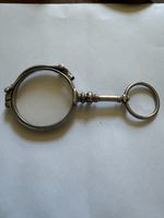 Antique Pair of Folding PINCE-NEZ Lorgnette Style Spectacles Glasses a/f