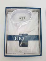 Children White Arab Collar Thawb-Thoub- Jubba With FREE Prayer Hat (Size 30-52)