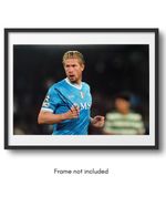 Kevin De Bruyne Hand Signed Napoli 12x8 Iconic Autograph Photo + Verified COA