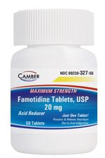 Camber Famotidine Tablets 20 mg Acid Reducer 50 Count