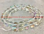 Exquisite 6/8/10/12mm White Rainbow Moonstone Gemstone Round Loose Beads 15" 