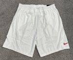 Men’s Nike Court 9” Tennis Shorts - CN5355 105 - New - White/Red - Medium (M)