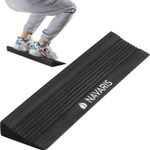 Navaris Squat Wedge Block 16° Incline | Non Slip Weightlifting Stretch Ramp
