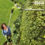 Garden Gear Cordless Pole Hedge Trimmer Long Reach 20V Li-ion 510mm Blade Length