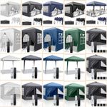 2X2m 3X3m 3x6m Pop-up Gazebo Marquee Canopy Outdoor Garden Party Wedding Tent UK