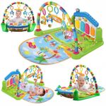 Gym Play-mat Fun Piano 3 in1 Fitness Music Baby Play Mat Lay and Kids Boys Girls