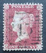QV C10 plate 59, QC, London cancel, very fine used (4548)