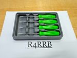 Snap-on Tools USA NEW GREEN 4pc Mini Hard Grip Combo Screwdriver Set SDDX40AG