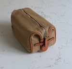 Rolex Tan Canvas Travel Bag w/ Leather Trim Boxed Unused