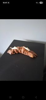 John Perry Studios Inc. Dolphin Burl Wood Sculpture On Burl Wood Base Vintage