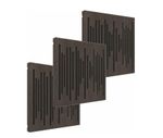 3 x Vicoustic VicPattern Ultra Wavewood Diffusor - Wenge - Boxed and Brand New