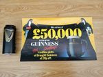 Original GUINNESS vintage Advertising poster Advert Toucan Tankard Challenge