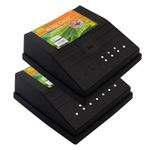 2 X QUALITY Outdoor Plastic Leaf Down Pipe Grid Drain Cover Tidy Protector Guard