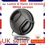 52mm Front Lens Cap Cover for Panasonic Lumix G Vario 14-42mm F3.5-5.6 ASPH Mega