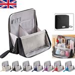 Travel Makeup Bag Standing Waterproof Spacious Vertical Make Up Organizer Bag UK
