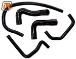 Ford Escort MK1 coolant pants kit OHC 2.0L RS 2000 silicone black 5-piece set