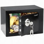 8.5L Safe Box Steel Heavy Duty Fireproof Security Wall Mount Lock Valuables Box