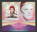 David Bowie-Rock Music mnh  stamp sheet-Madagaskar 2016