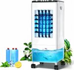 Zorblent BW-102 Portable Air Cooler 6L 60W 46dB Evaporative Fan White