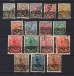 1902 MIDDLE EAST   Mi.# 129/144   COMPLETE SET MINT and USED