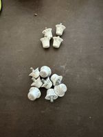 Full Set Plastic Screw In Rugby Studs 8x13mm 4x15mm Large White Screw In Studs