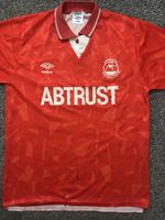 Aberdeen Home Shirt 1990/92 Large Official Umbro Vintage