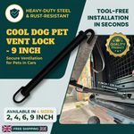 Cool Dog Pet Car Ventilation Boot Tailgate Vent Lock Extender