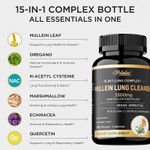 Mullein Lung Cleanse - Lungs Cleanse,Healthy Breathing Immune, Digestive System