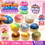 Rare Glitter Dumpling Squishy Toy Mystery Blind Box Bao Bun Stress Relief Toy