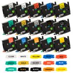 For Brother P-Touch Label Tape Laminated Tze Tape 24mm/18mm/12mm/9mm/6mm