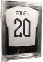 Phil Foden Framed Signed Football Shirt, Certified Private Signings with COA