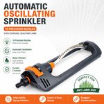 19 Hole Oscillating Sprinkler Garden Lawn Watering Sprayer Yard Coverage UK