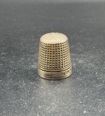 Antique Charles Horner "Dorcas" Thimble – Size 5, Vintage Sewing Collectible