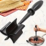 1x Non Stick Mince Meat Masher Beef Ground Chopper Resistant Heat Potato Masher