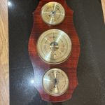 Barometer Pressure Gauge Wall Mount Weather Station Home Thermometer Hygrometer
