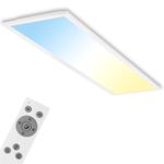 LED Panel Ceiling Light 100cm CCT Dimmable Lamp  24W Remote Control Hallway