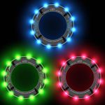 TOSY Pack of 3 Flying Ring 12 monocolor LEDs Waterproof Gift Super Bright