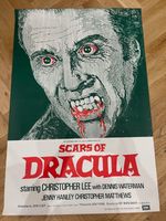 Scars of Dracula Original British Film Movie Poster 1970 Hammer Horror