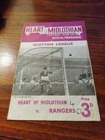 HEARTS v RANGERS 20/2/1954 Heart Of Midlothian 1953/54