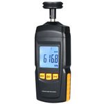 Digital Contact Tachometer LCD Tach Meter 0.5 ~ 19999 RPM Motor Speedometer New
